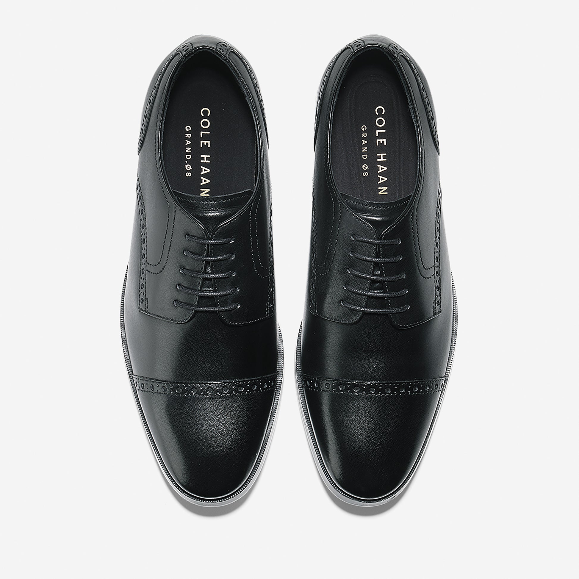 ColeHaan-Jefferson Grand Cap Toe Oxford -c23789-Black