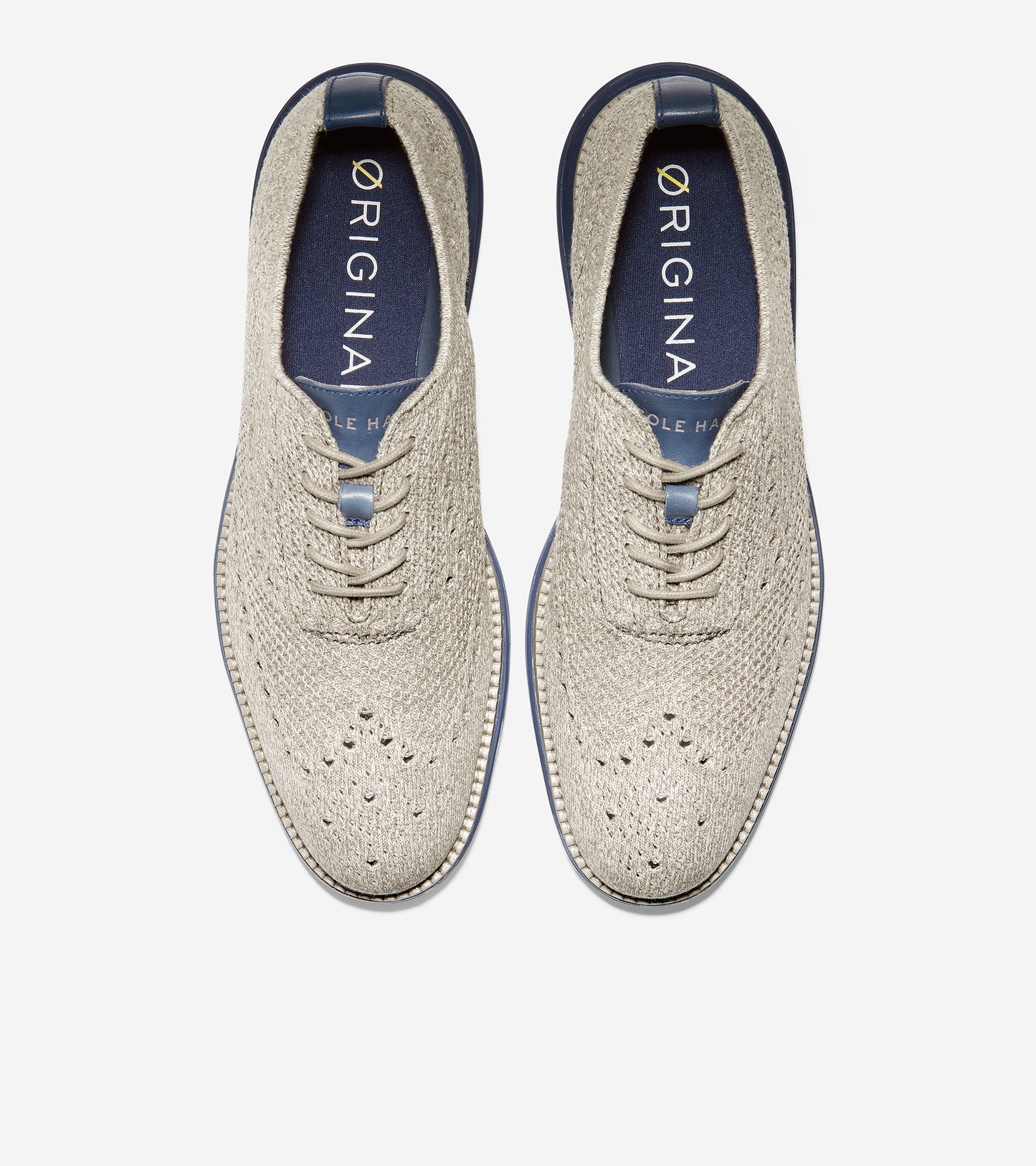 ColeHaan-Øriginalgrand Wingtip Oxford -c31069-Khaki-Birch Stitchlite ™