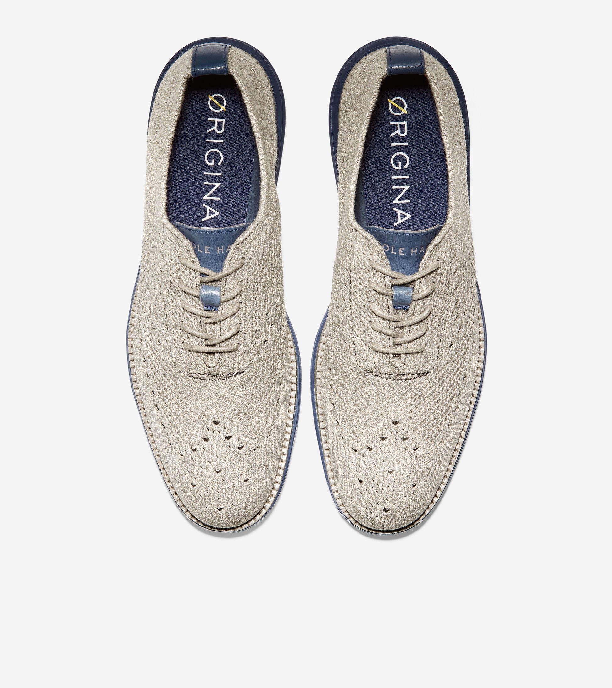 ColeHaan-Øriginalgrand Wingtip Oxford -c31069-Khaki-Birch Stitchlite ™