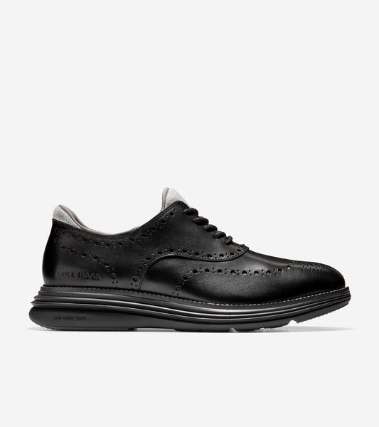 ColeHaan-Øriginalgrand Ultra Wingtip Oxford -c32059-Black Leather