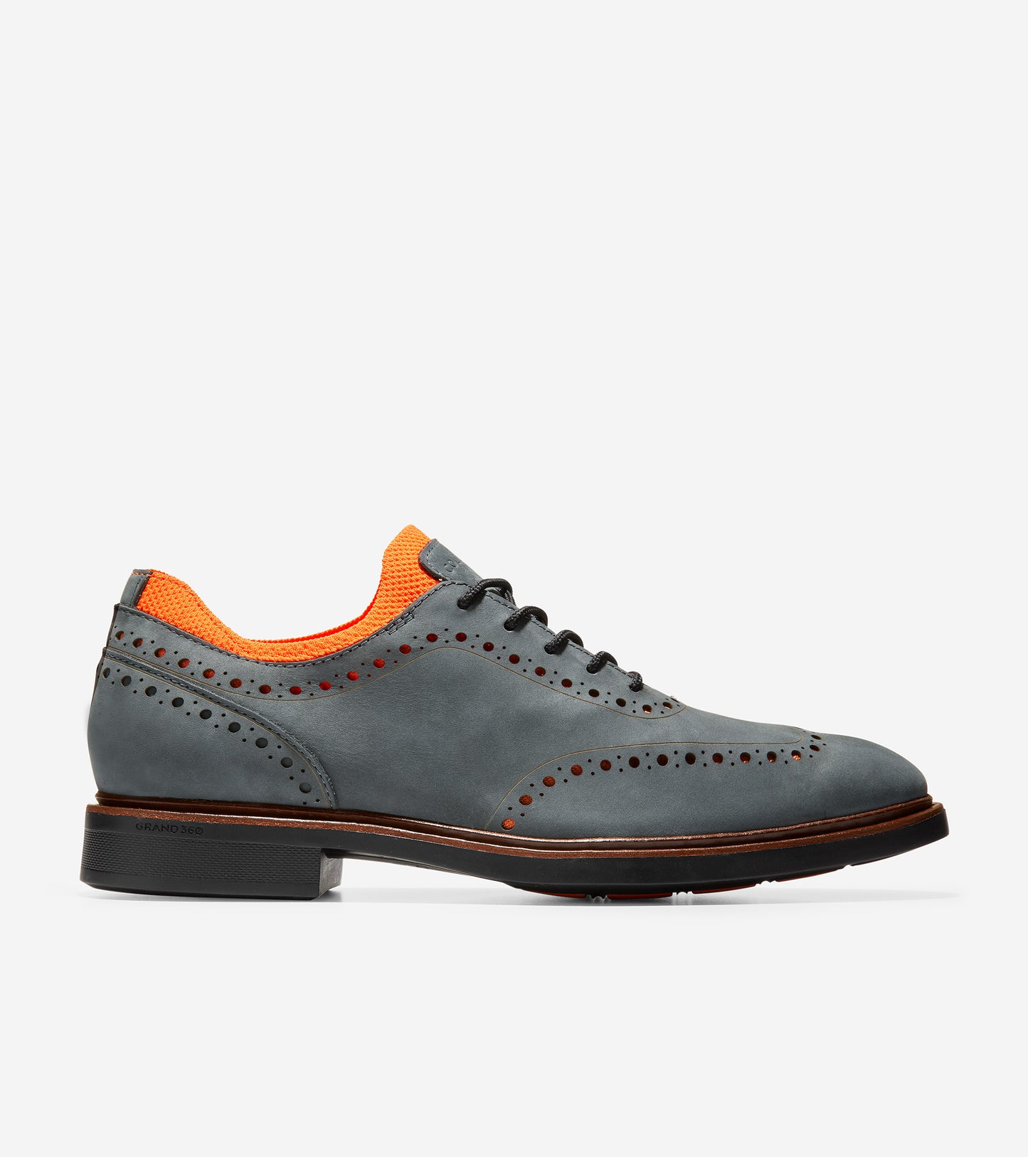 ColeHaan-Grand Ambition Olson Wingtip Oxford-c33385-Turbulence Nubuck/Orange