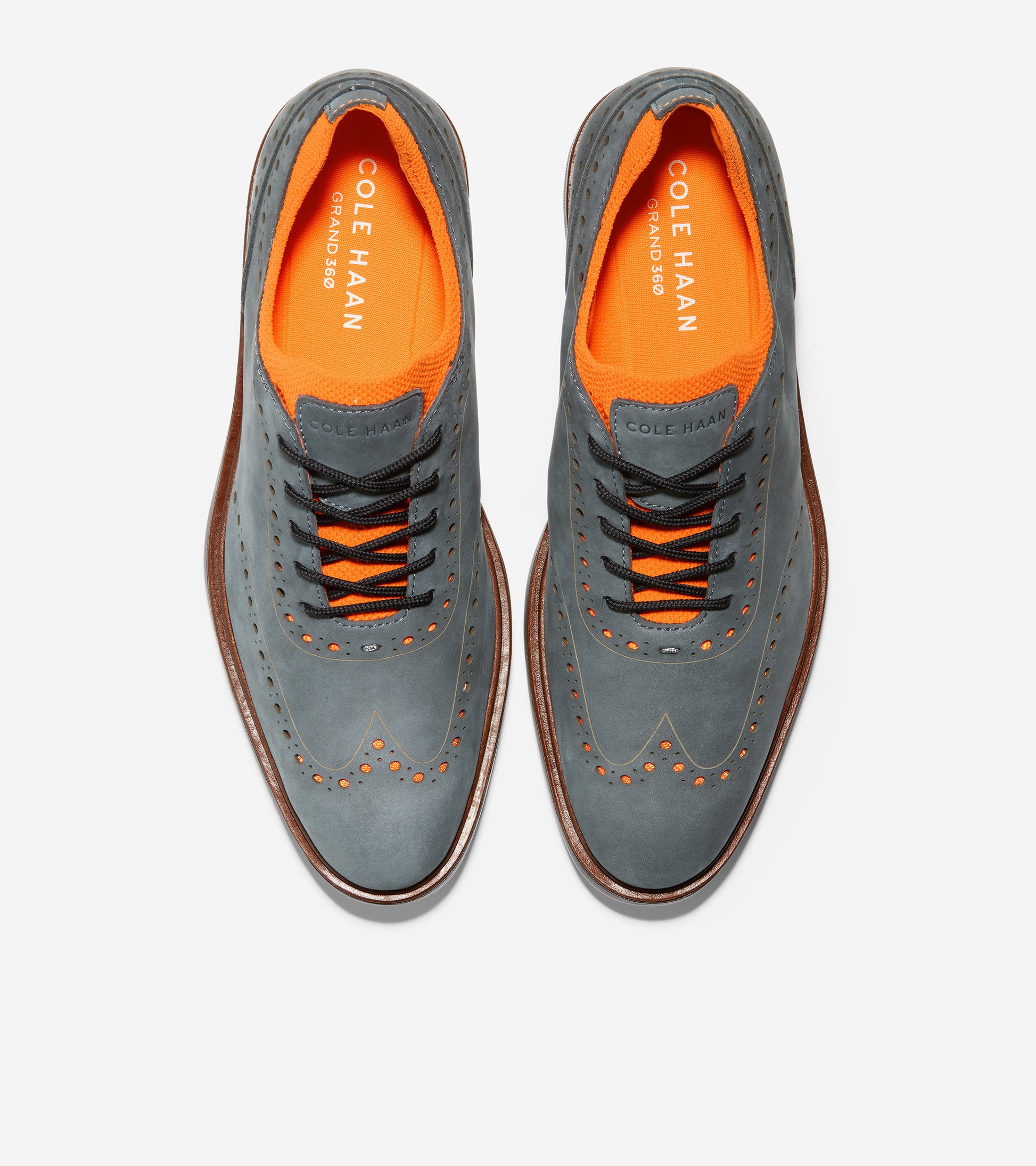 ColeHaan-Grand Ambition Olson Wingtip Oxford-c33385-Turbulence Nubuck/Orange