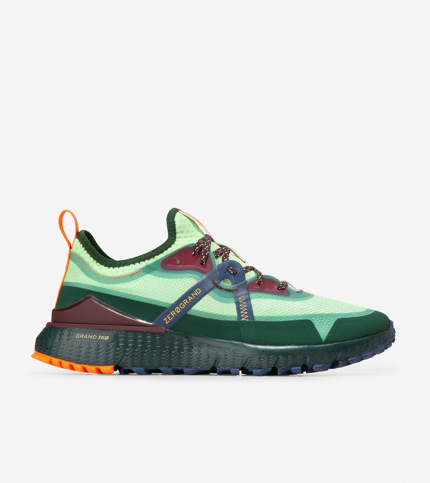 C33420-ZERØGRAND Overtake All-Terrain Runner-Green Ash-Pine Grove