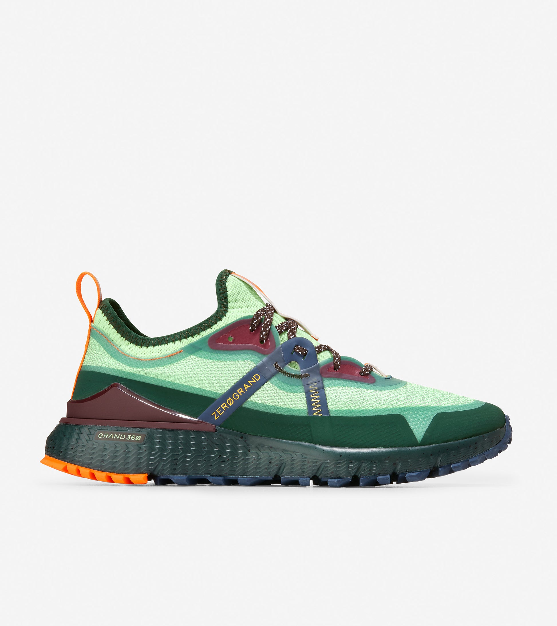 C33420-ZERØGRAND Overtake All-Terrain Runner-Green Ash-Pine Grove