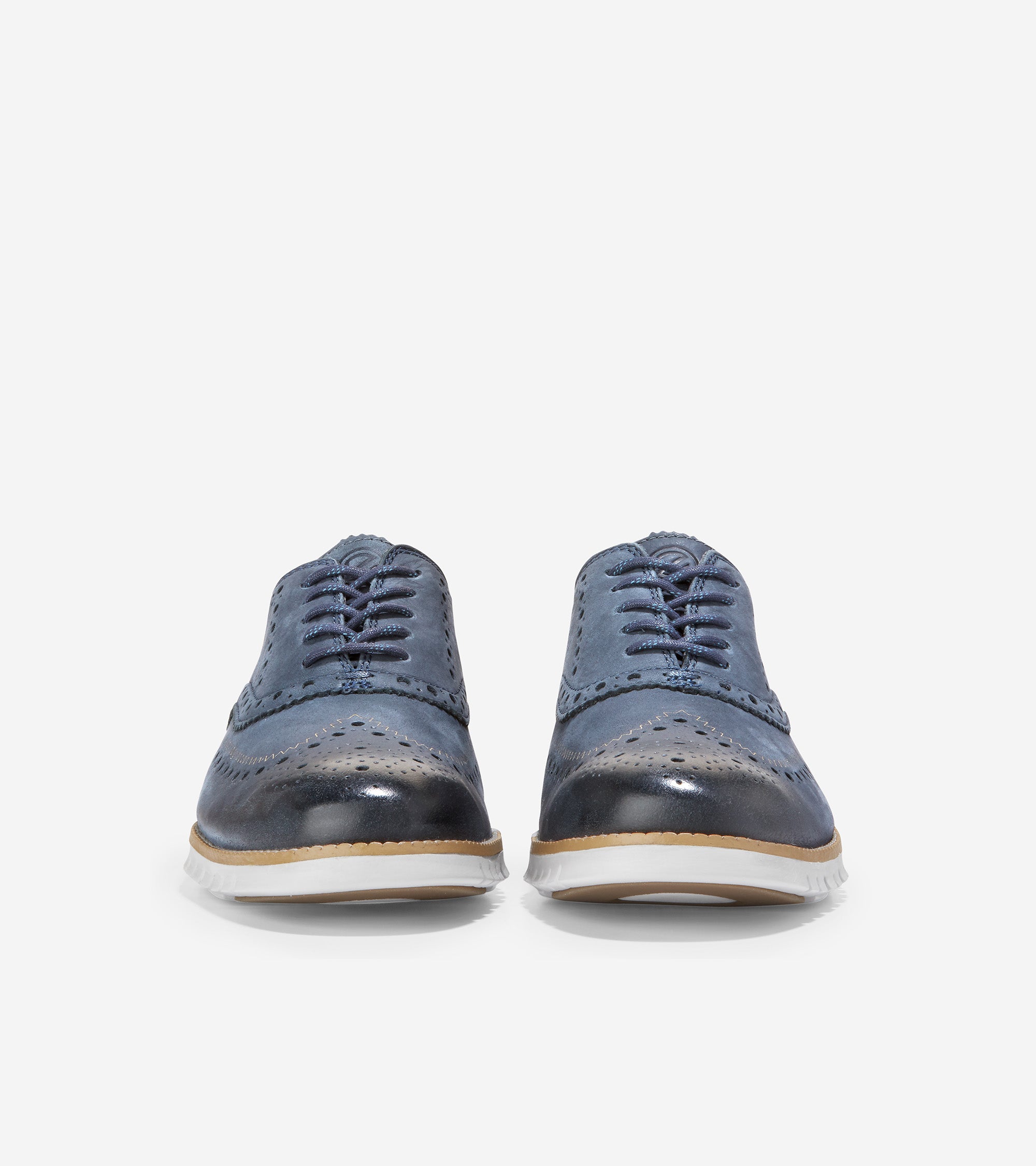 ZEROGRAND Wingtip Oxford C33675 OMBRE BLUE NUBUCK Cole Haan Saudi Arabia