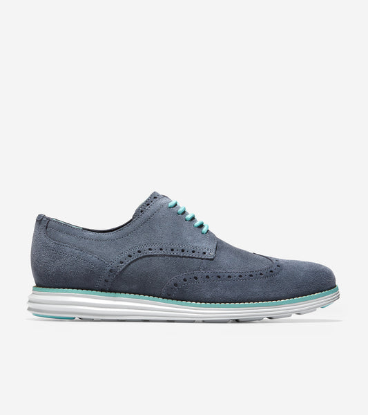 ColeHaan-ØriginalGrand Wingtip Oxford,-c33686-Ombre Blue Suede-Cool Gray