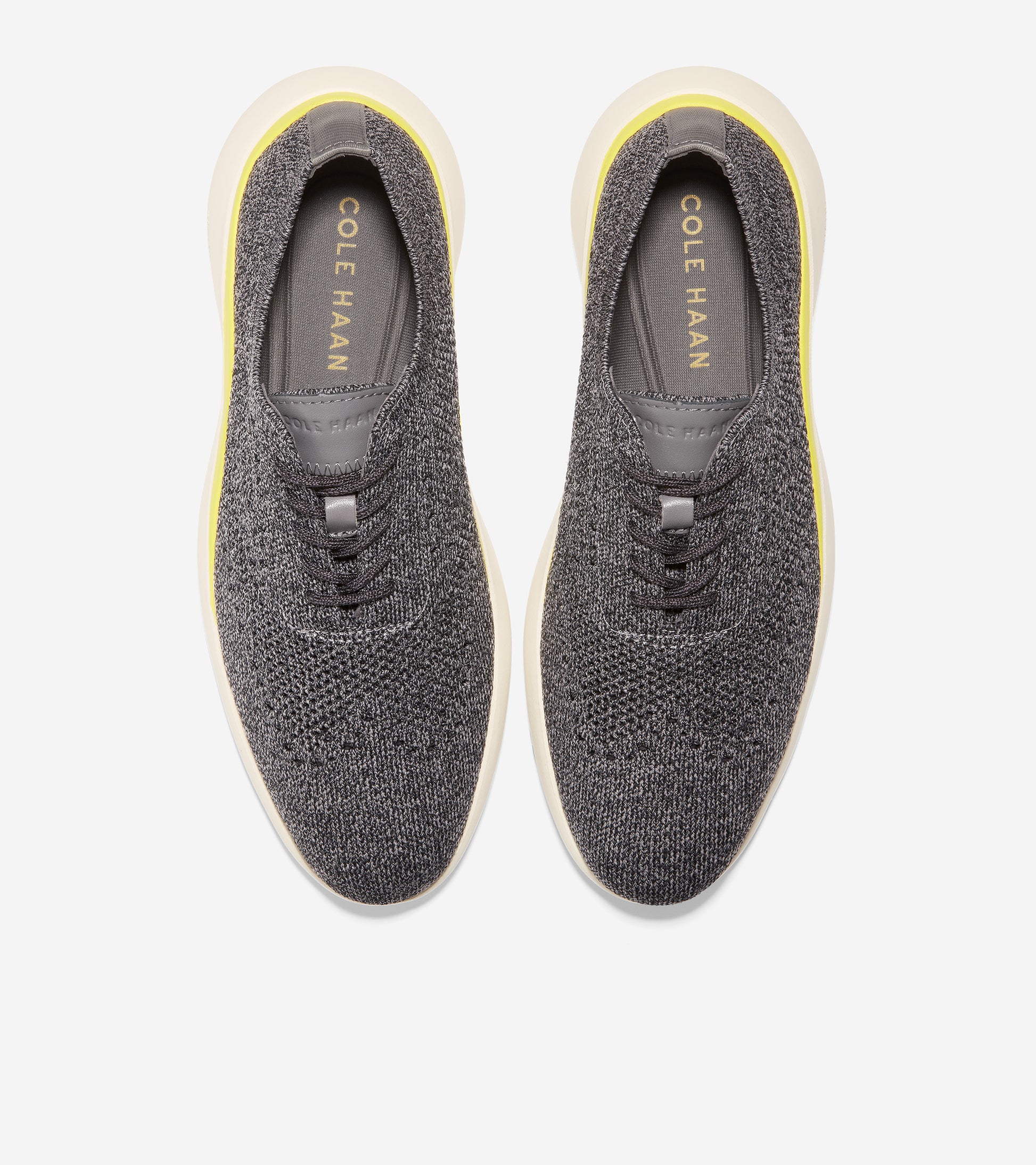 Grand Troy Wingtip Oxford-c33767-Black Knit