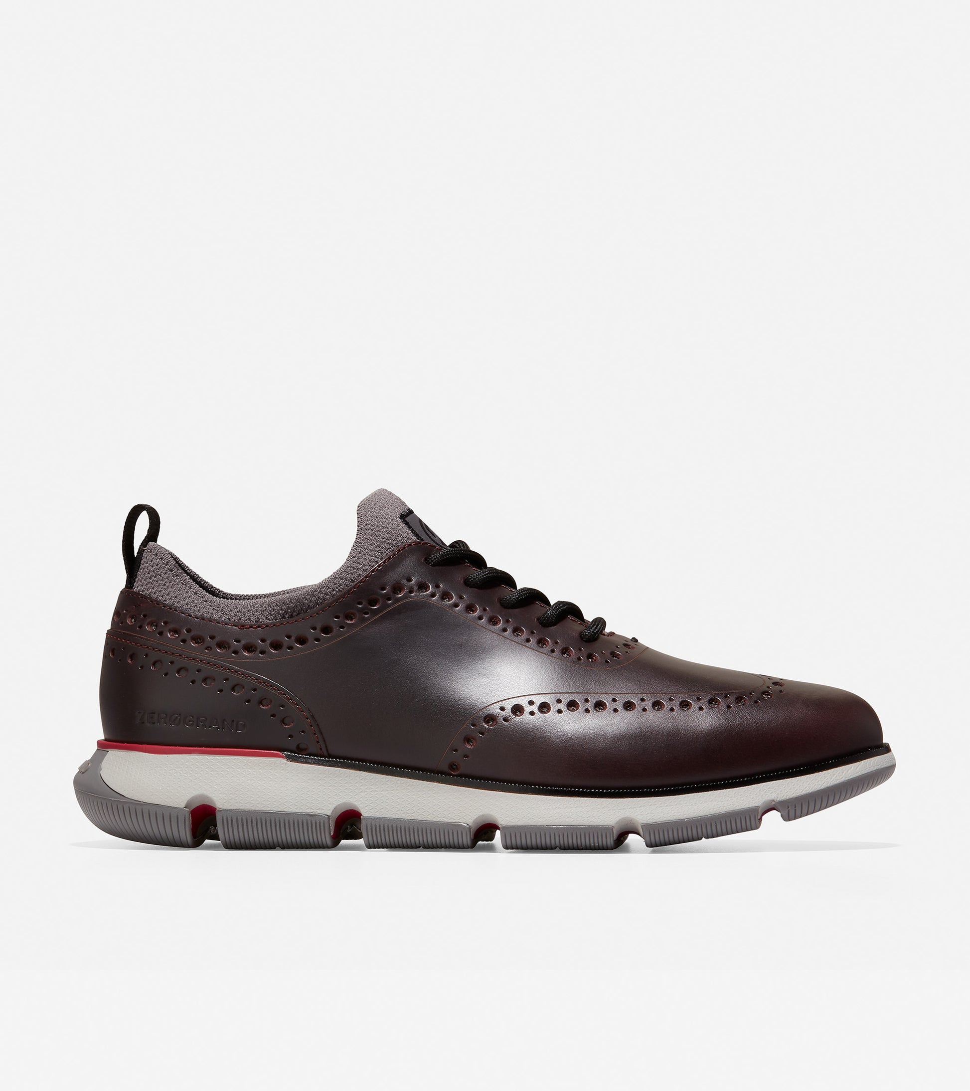 4.ZERØGRAND Wingtip Oxford-C34032-Pinot-Ivory-Charcoal