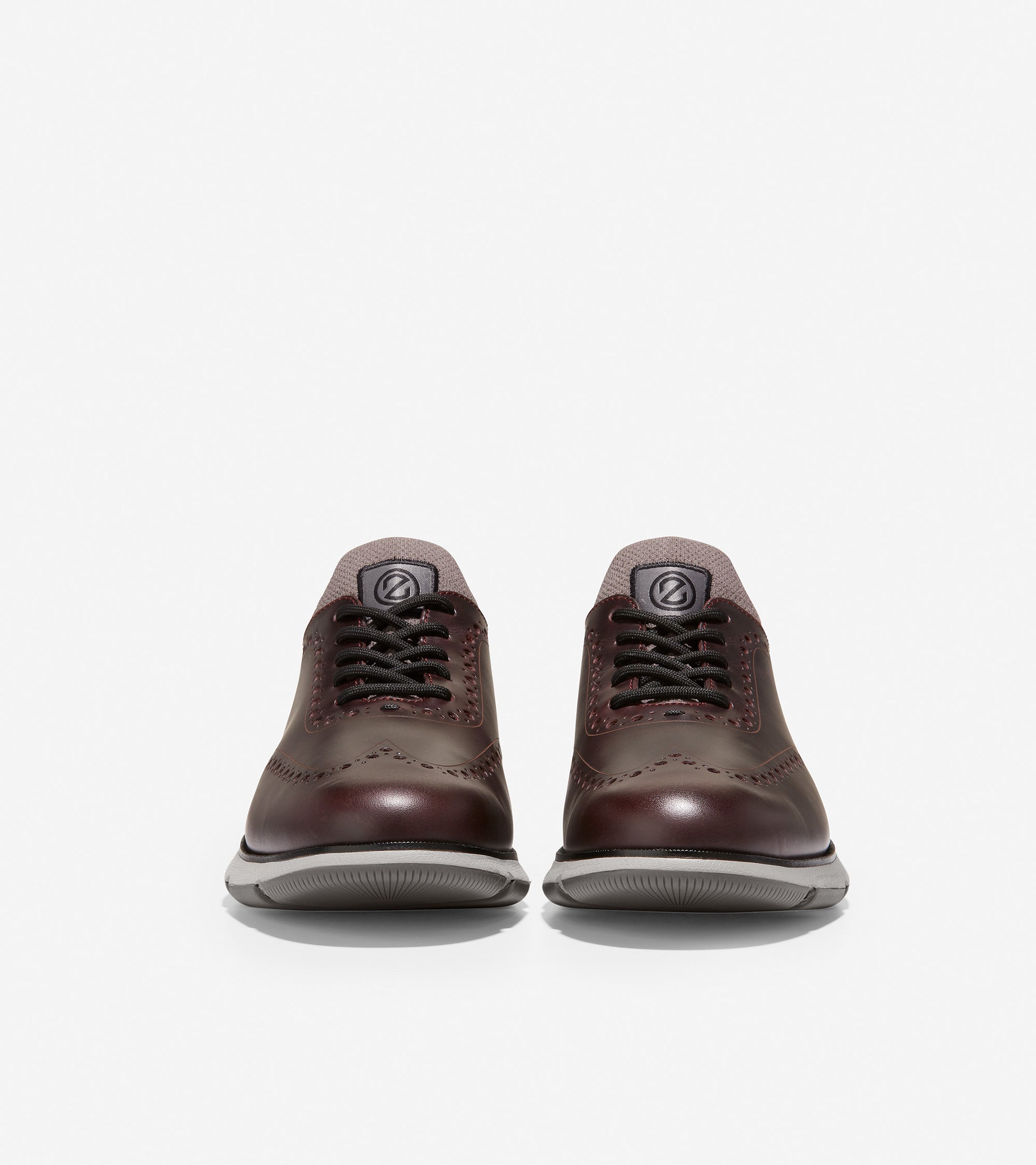 4.ZERØGRAND Wingtip Oxford-C34032-Pinot-Ivory-Charcoal
