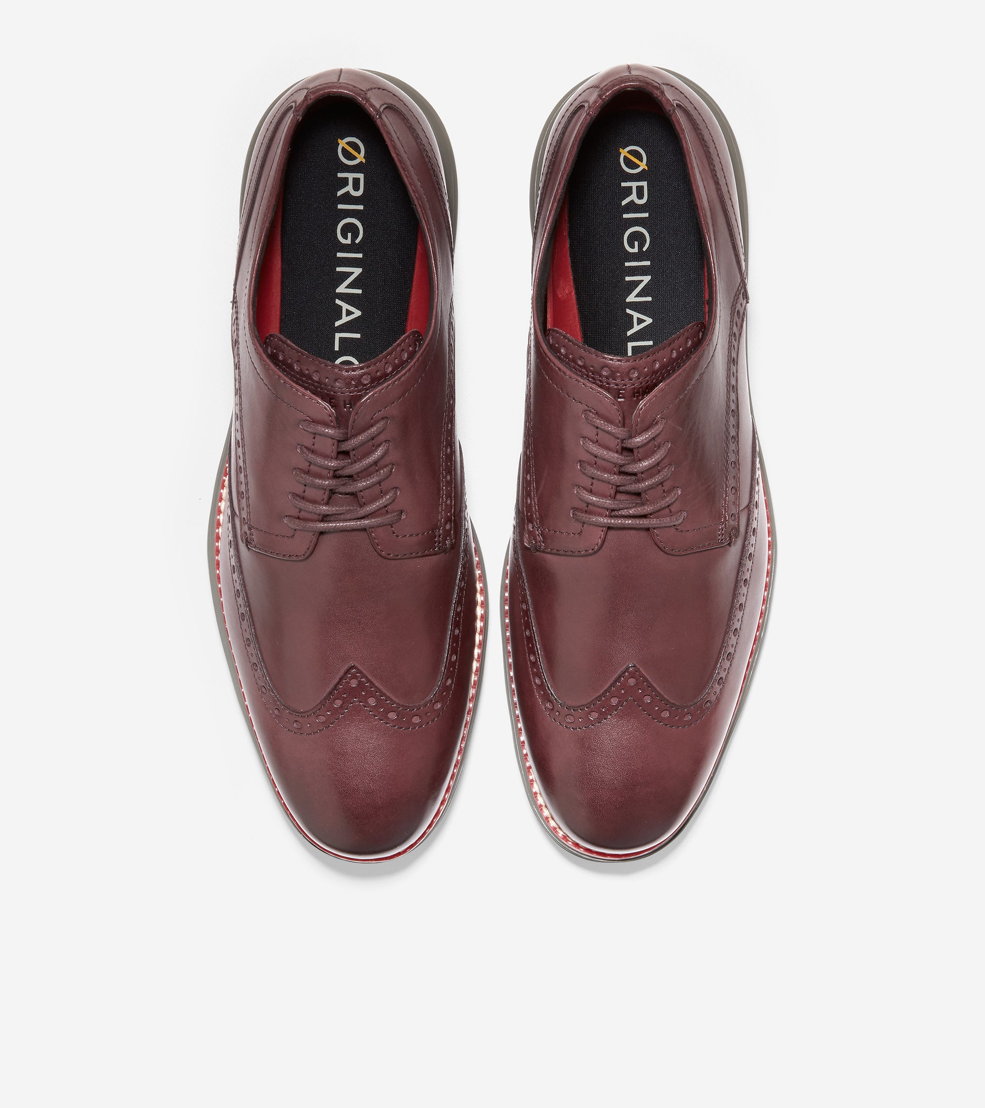 ColeHaan-Originalgrand Wingtip Oxford-c34058-Ch Pinot/Charcoal Gray