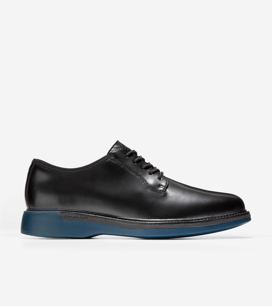 ColeHaan-Grand Ambition Postman Oxford-c34109-Black Brush Off/Dark Denim