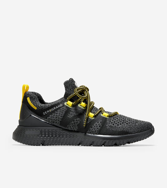 ZERØGRAND Overtake Lite Running Shoe-C34245-BLACK-CYBER YELLOW