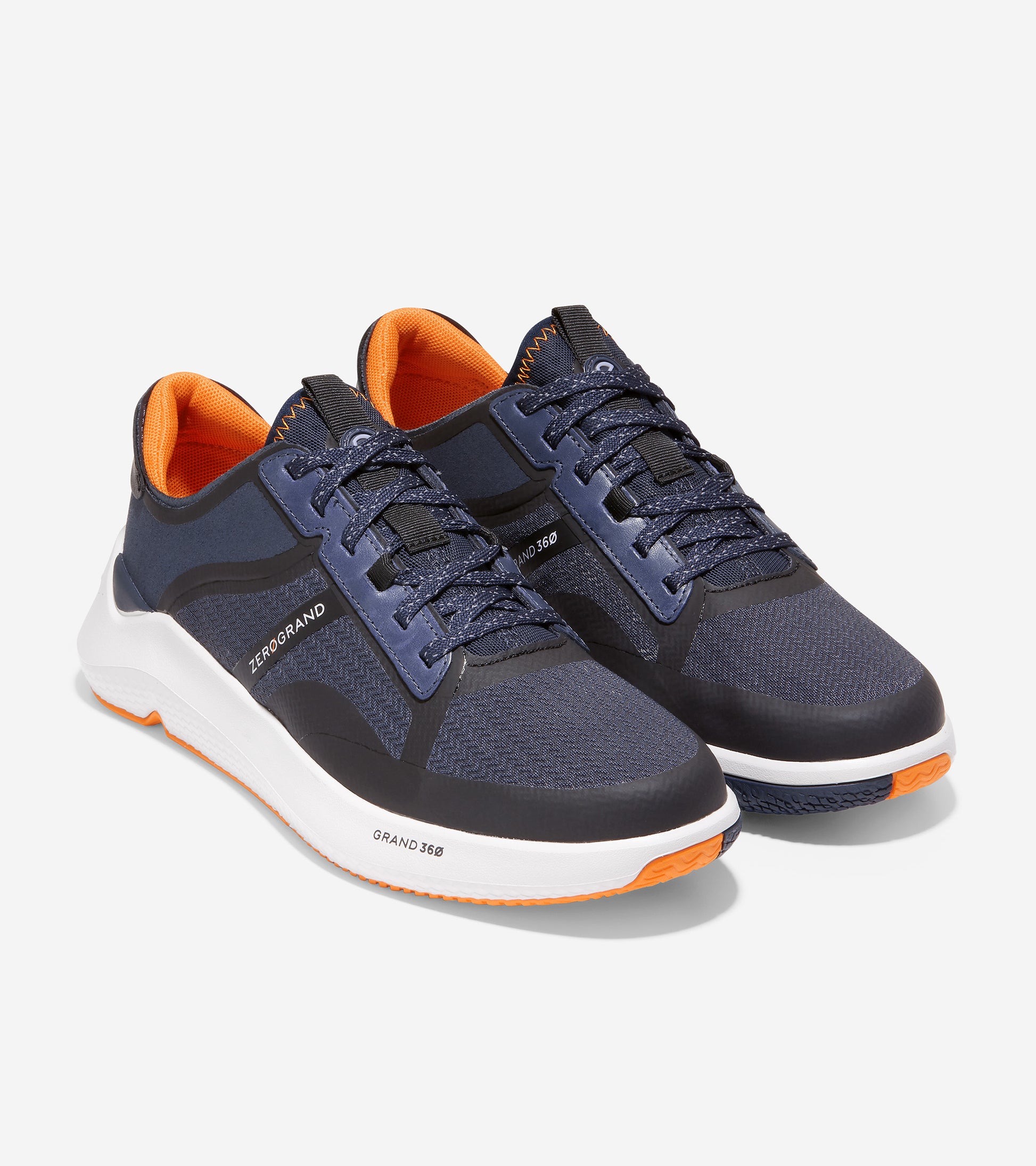 C34452-ZERØGRAND Winner Tennis Sneaker-Blue Nights/Oriole/Optic White