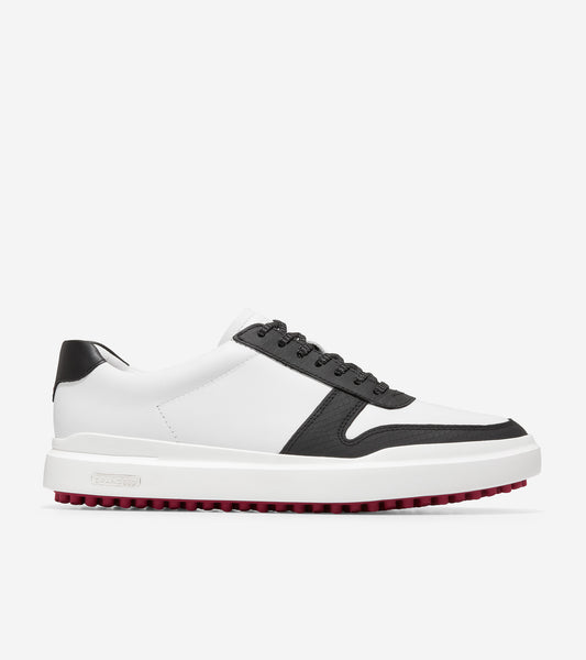 C34493-GrandPrø Am Golf Sneaker-Optic White/Black Python Print