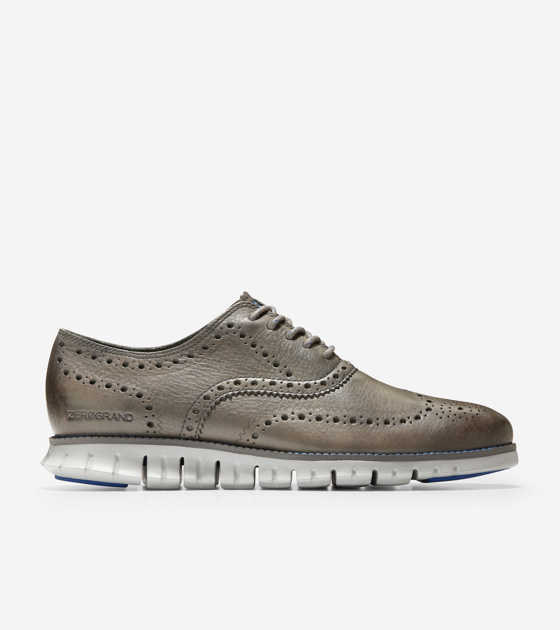 ColeHaan-ZERØGRAND Wingtip Oxford-c34522-Charcoal Gray/Harbor Mist