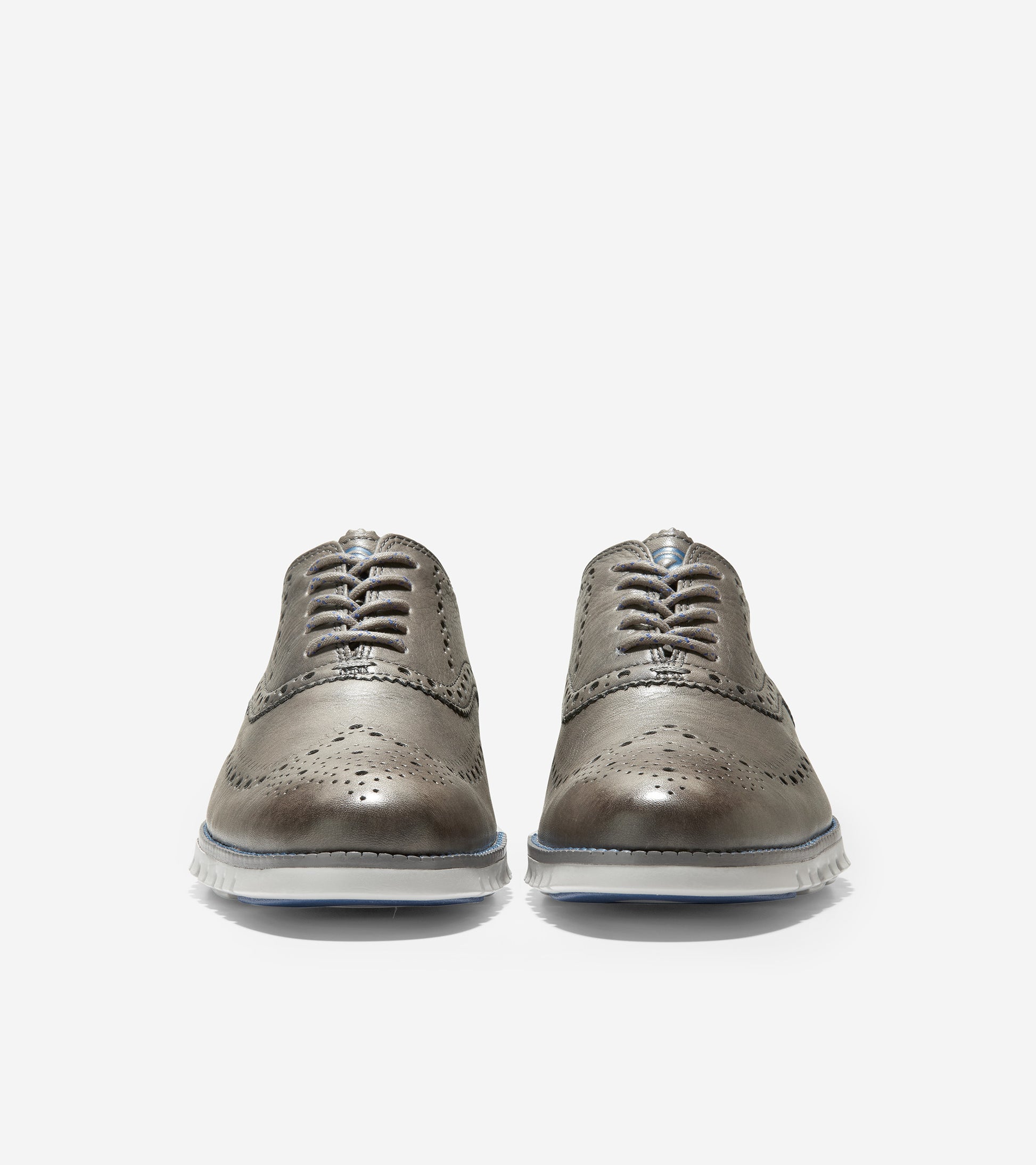 ColeHaan-ZERØGRAND Wingtip Oxford-c34522-Charcoal Gray/Harbor Mist