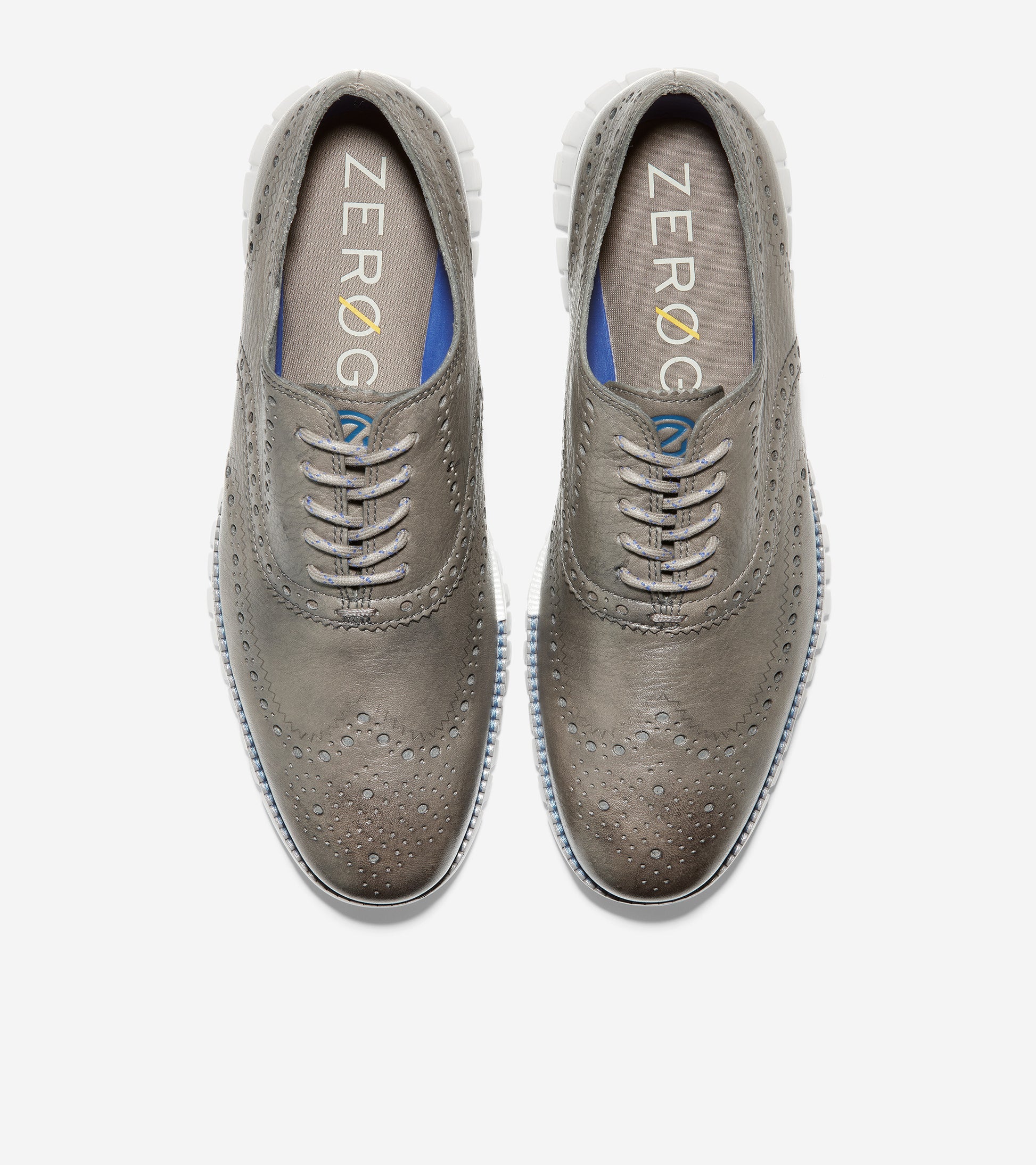 ColeHaan-ZERØGRAND Wingtip Oxford-c34522-Charcoal Gray/Harbor Mist