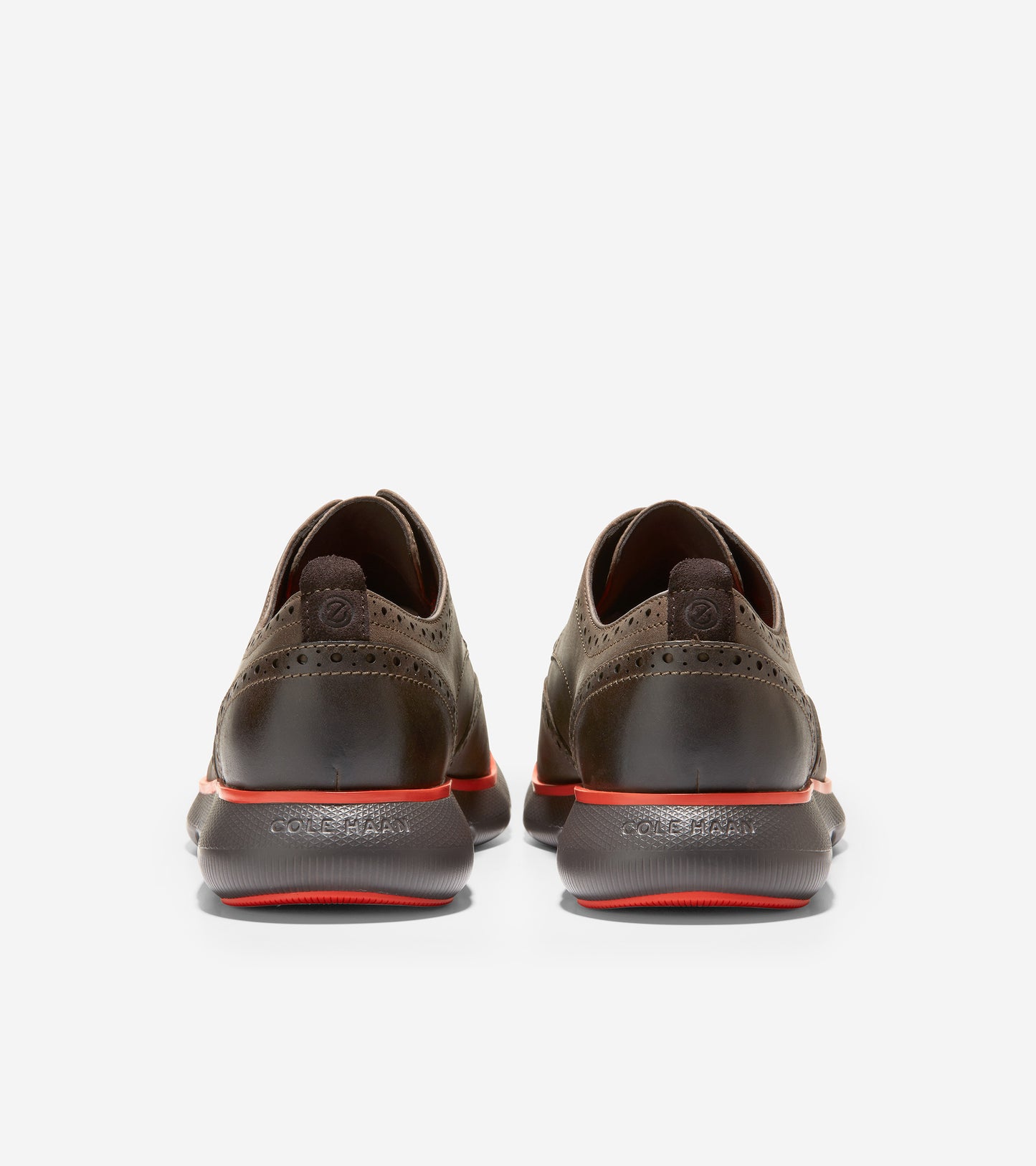 ZERØGRAND Omni Wingtip Oxford-C34525-Wren Brown-Dark Roast