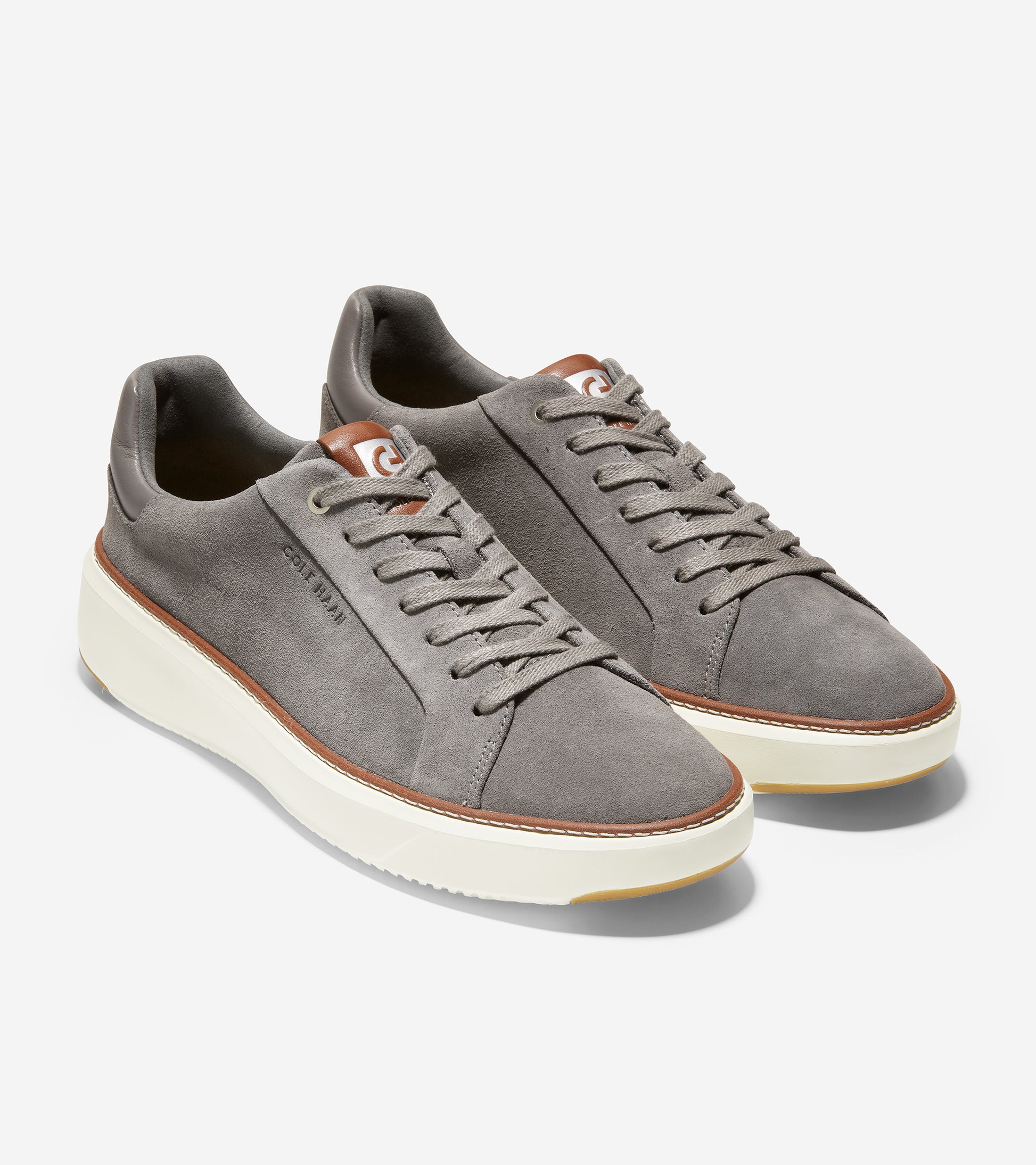 ColeHaan-Grandpro Topspin Sneaker-c34681-Magnet Suede
