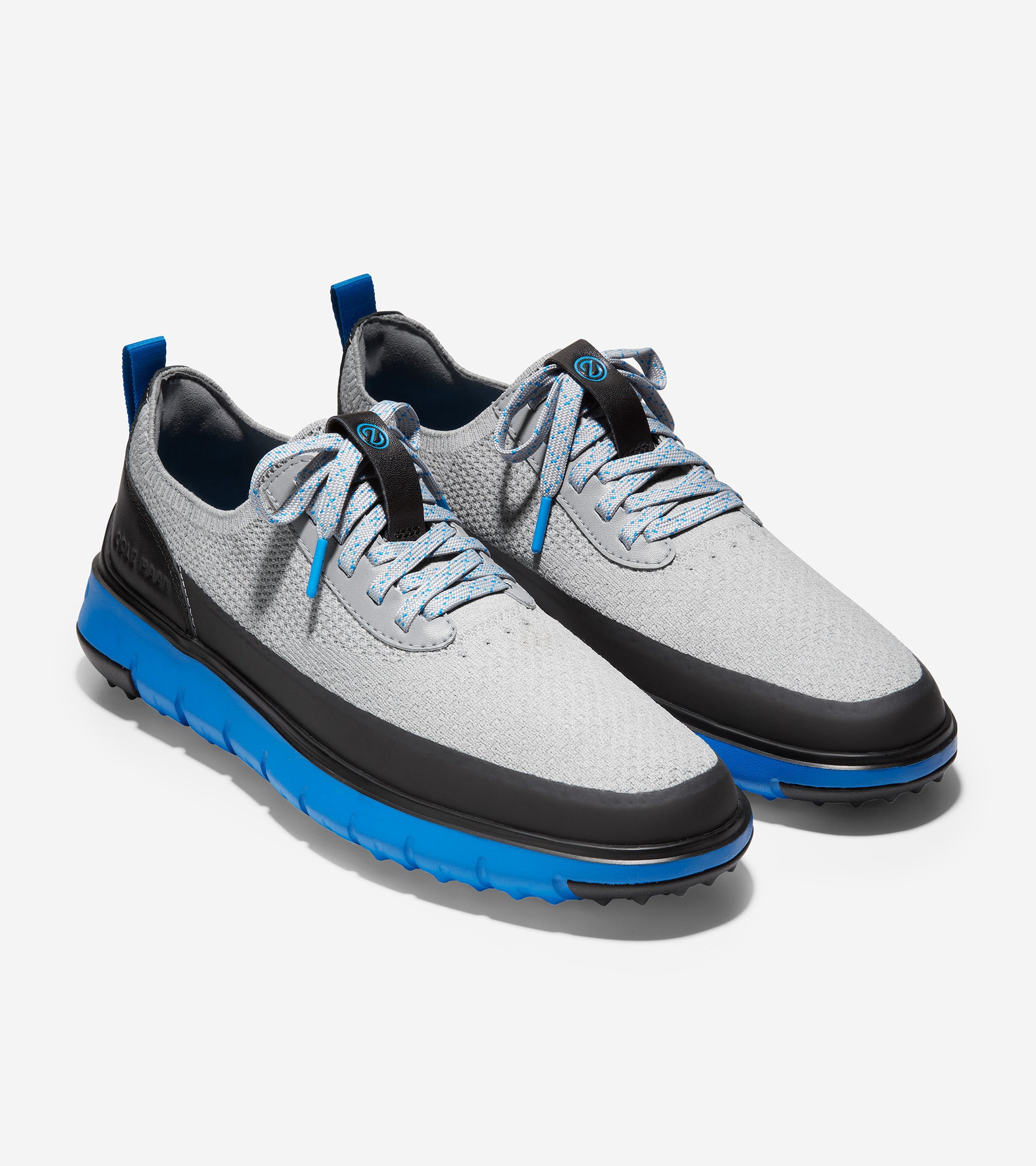 ColeHaan-Generation Zerøgrand Golf Sneaker-c34687-Sleet-Black-Cobalt Blue