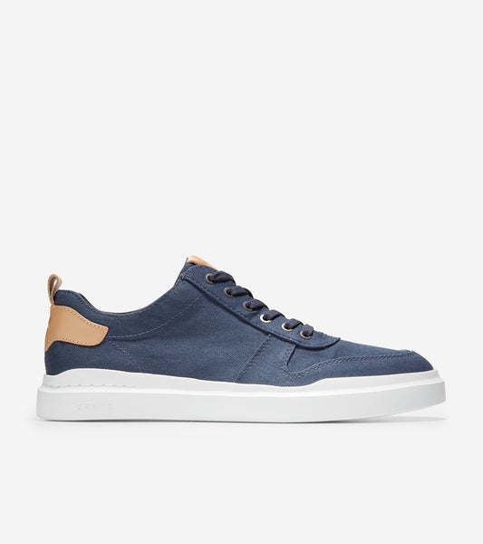 ColeHaan-Grandprø Rally Canvas Court Sneaker-c34716-Vintage Indigo-Natural