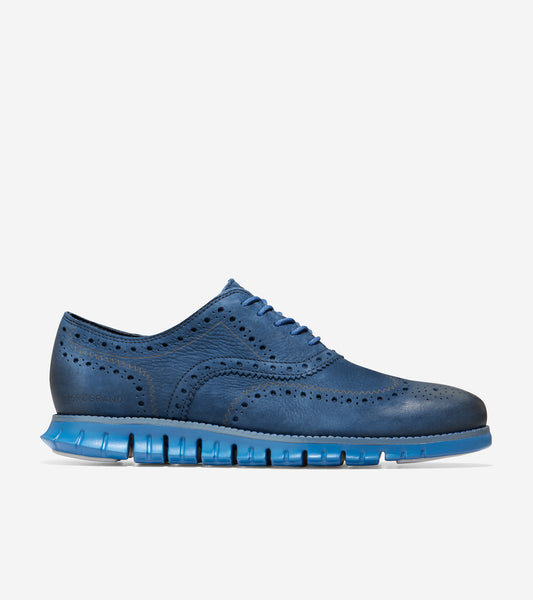 ZERØGRAND Wingtip Oxford-c35184-Moonlit Ocean-Cobalt