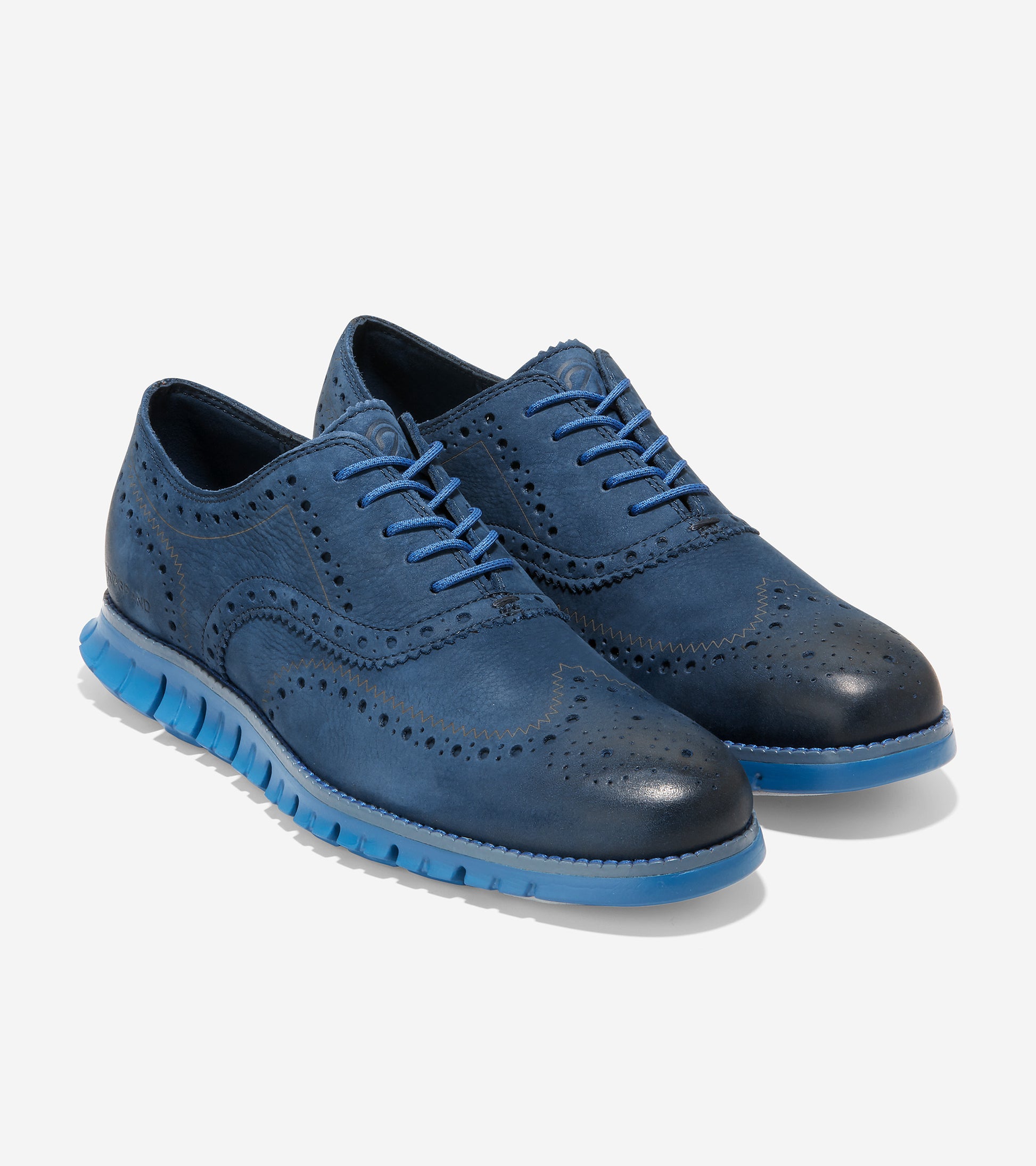 ZERØGRAND Wingtip Oxford-c35184-Moonlit Ocean-Cobalt
