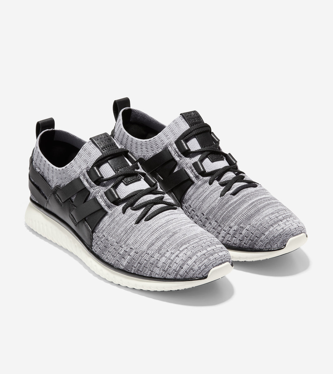 C35724-GrandMøtion Woven Sneaker-Grey Pinstripe Stitchlite™
