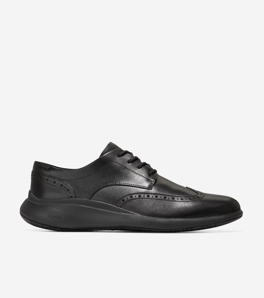 Grand Troy Wingtip Oxford-c35813-Black-Black