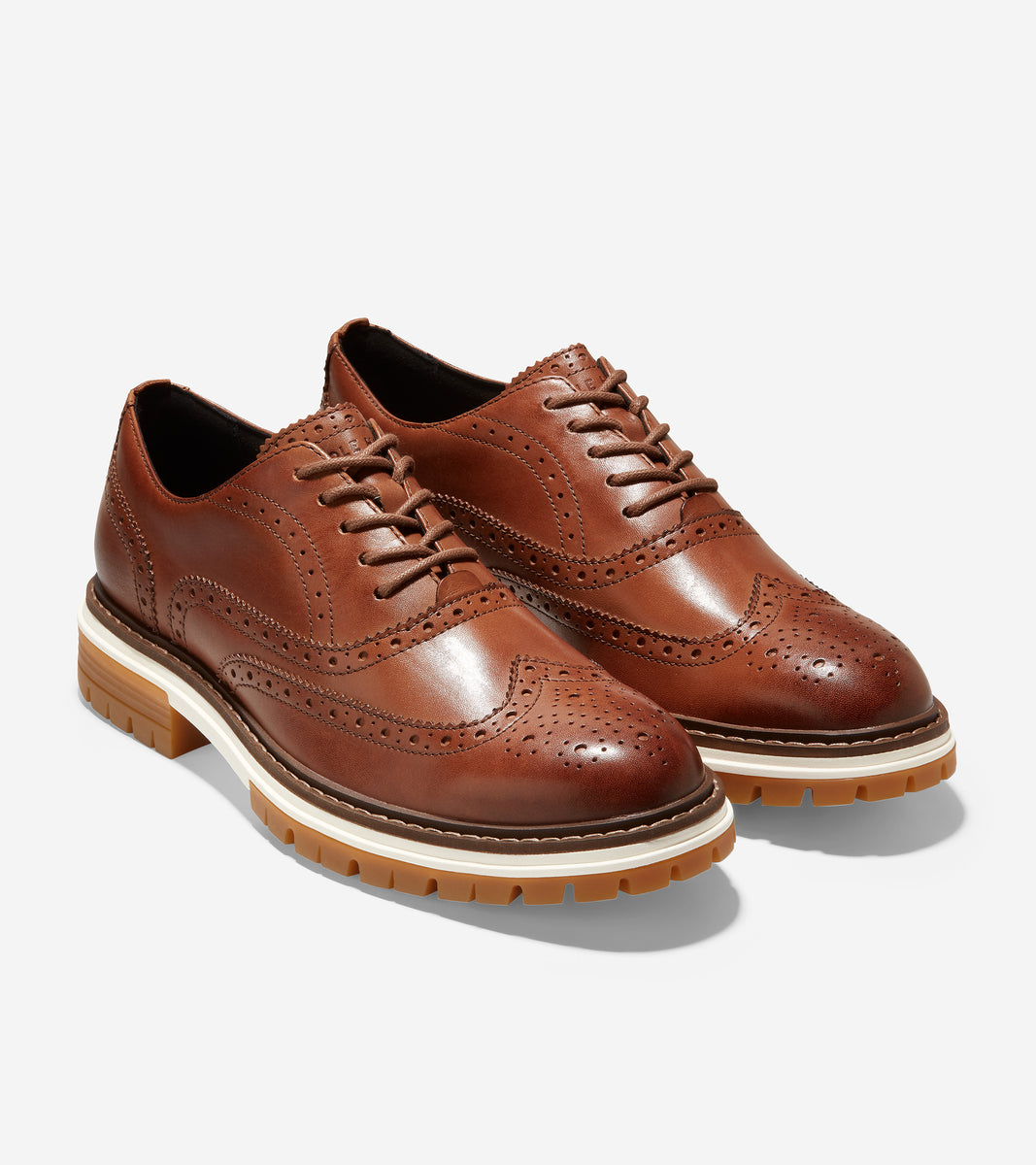 C35883-Tahoe Featherfeel Wingtip Oxford-British Tan Leather