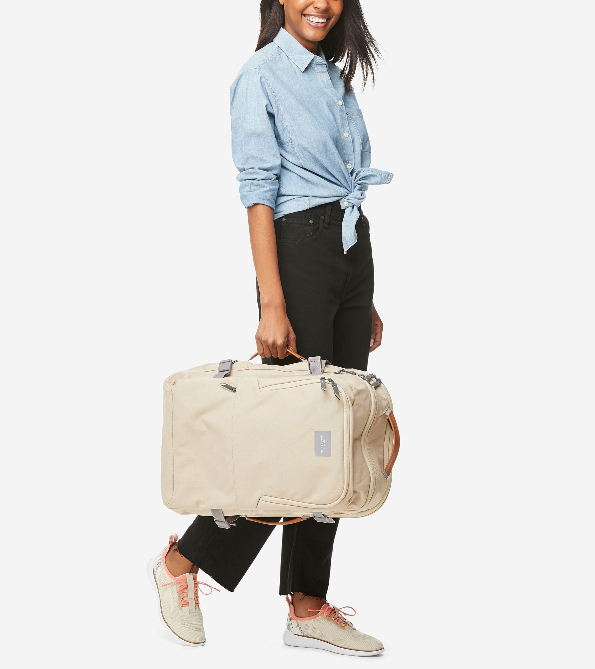 ColeHaan-Zerogrand 48 Hr Backpack-f11655-Shocking Orange