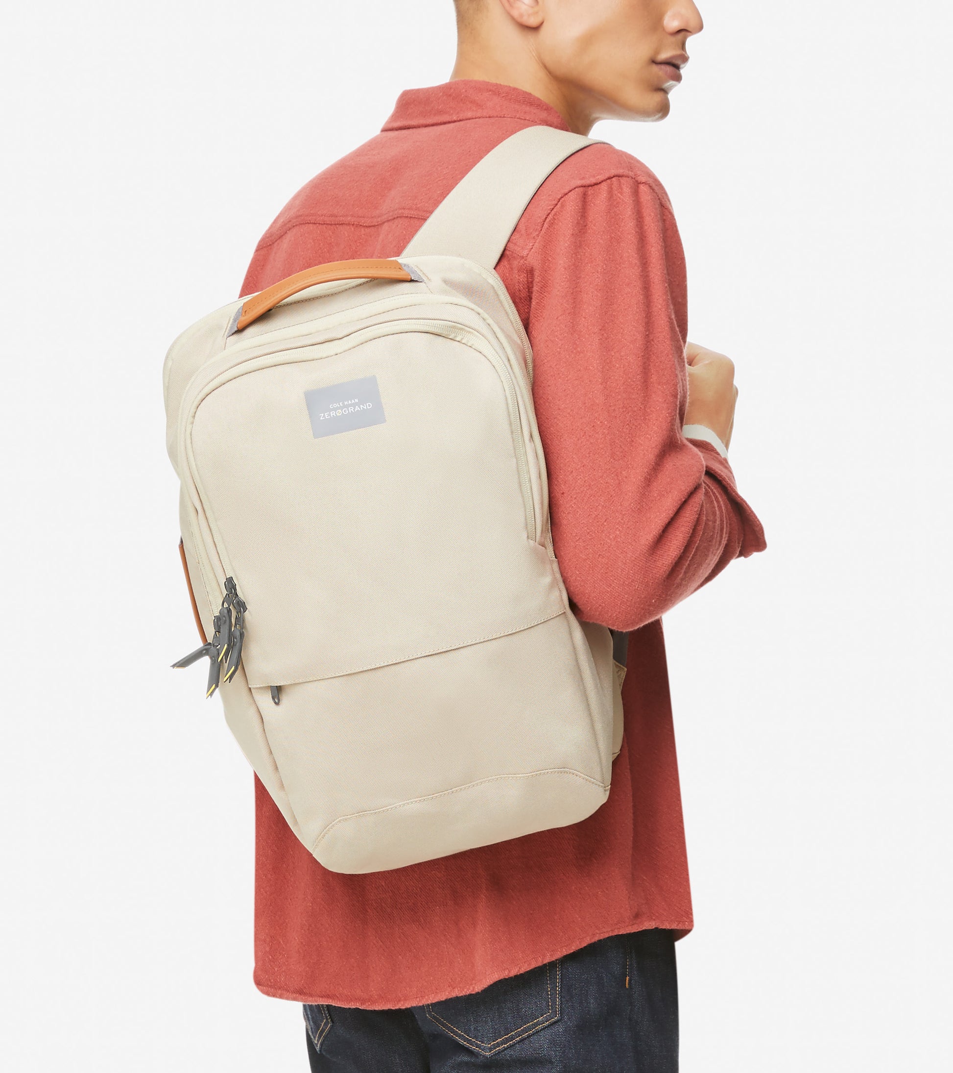ColeHaan-Zerogrand Backpack-f11657-Shocking Orange