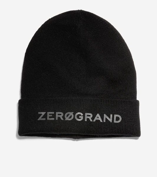 ColeHaan-ZERØGRAND Logo Beanie-f11766-Black