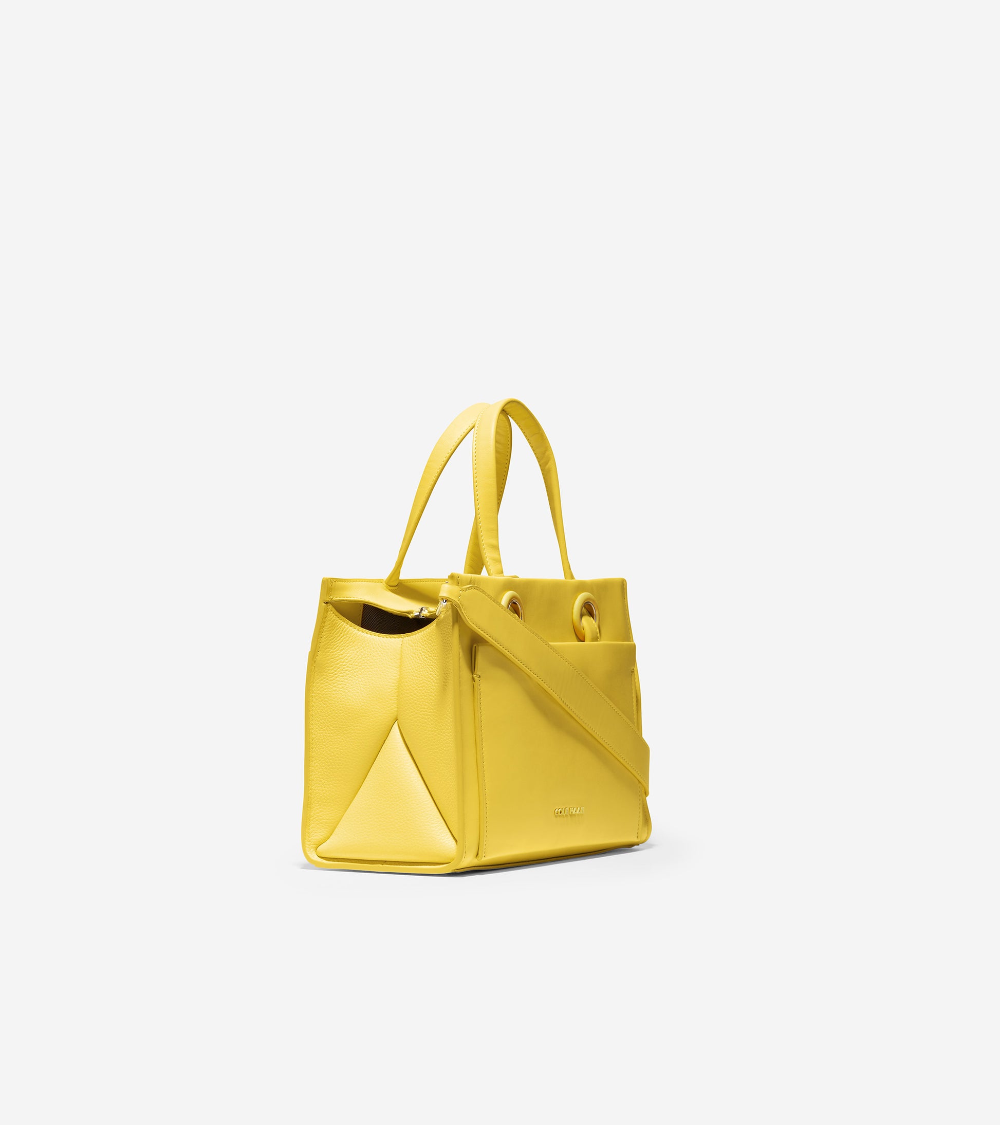 ColeHaan-Grand Ambition Small Satchel -u04357-Lemon Drop