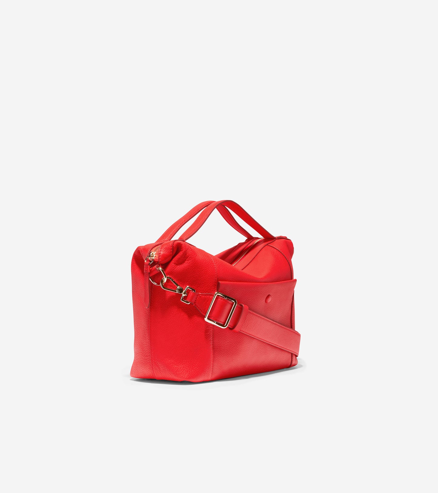 ColeHaan-Grand Ambition Soft Satchel -u04421-Flame Scarlet