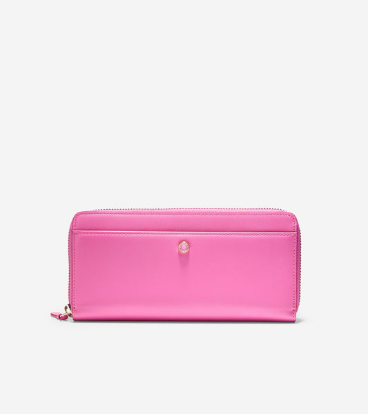 ColeHaan-Grandseries Continental Wallet -u04490-Pink