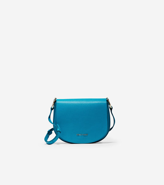 ColeHaan-Leather Crossbody -u04525-Caribbean Sea