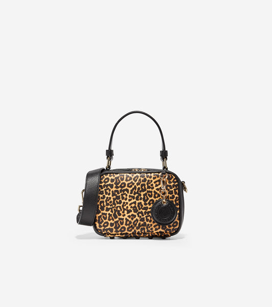 ColeHaan-Mini Boston Bag-u04570-Leopard Print