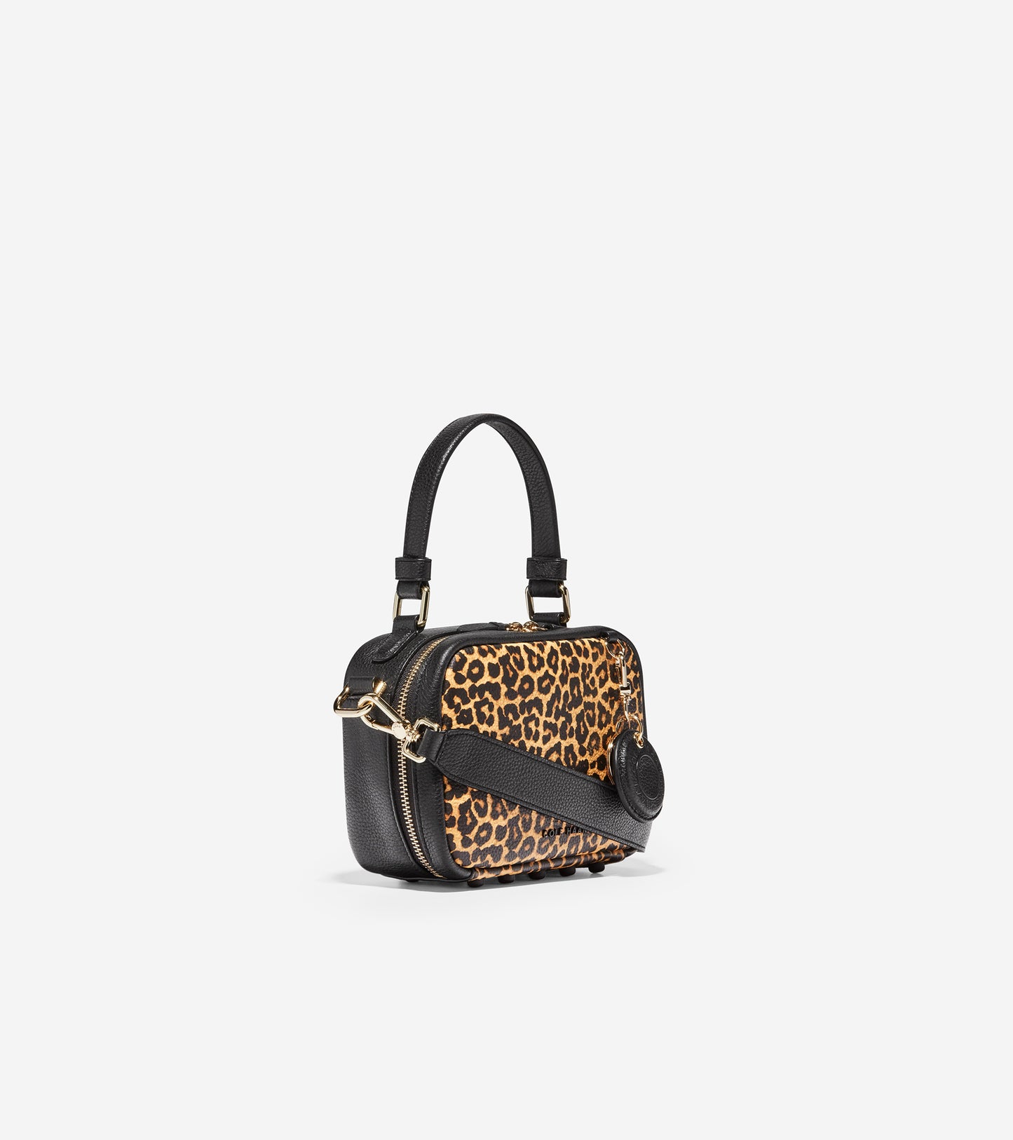 ColeHaan-Mini Boston Bag-u04570-Leopard Print