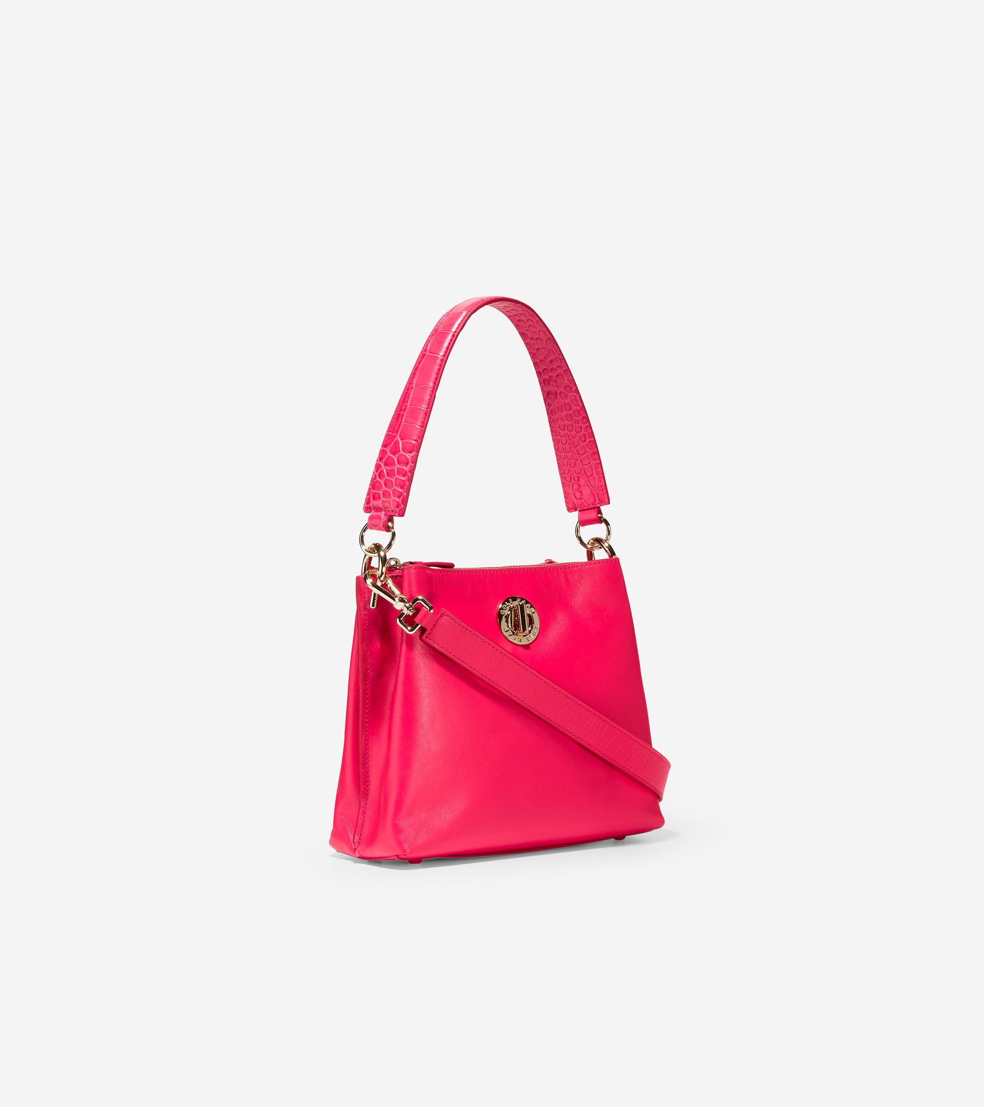 ColeHaan-Small Turnlock Bucket Bag-u05202-Azalea