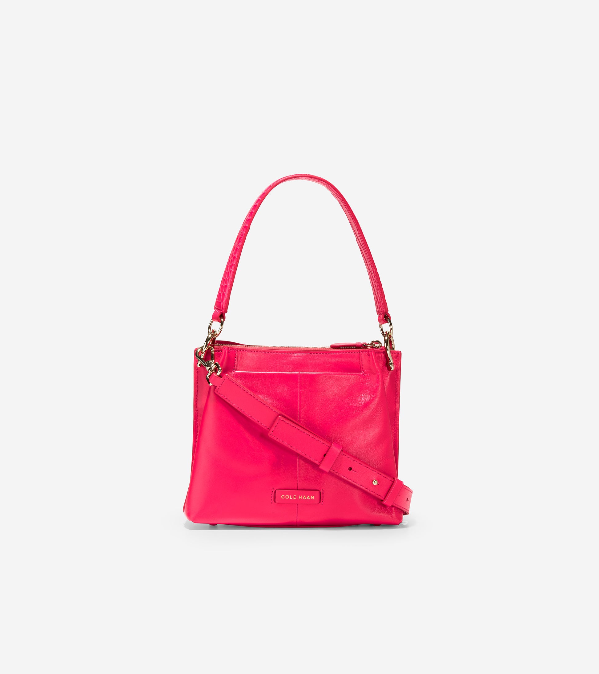 ColeHaan-Small Turnlock Bucket Bag-u05202-Azalea