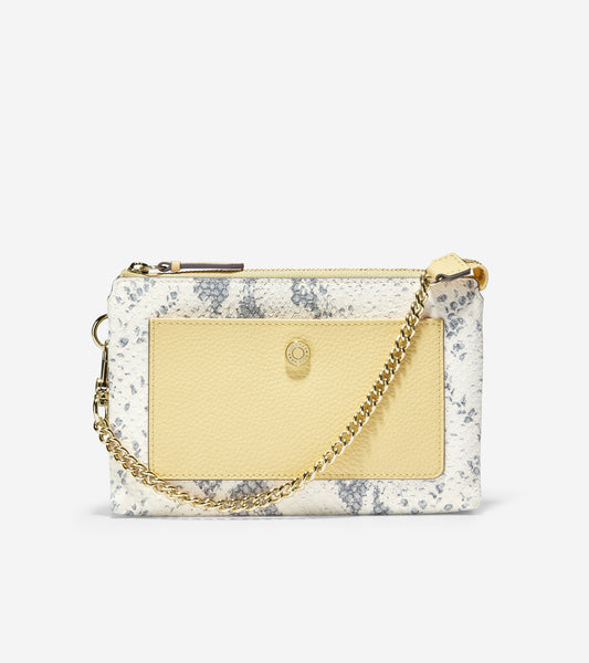 ColeHaan-Double Gusset Pouch-u05365-Golden Haze-Ivory Roccia