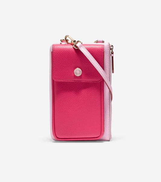 ColeHaan-Cell Phone Crossbody-u05437-Bright Berry Colorblock