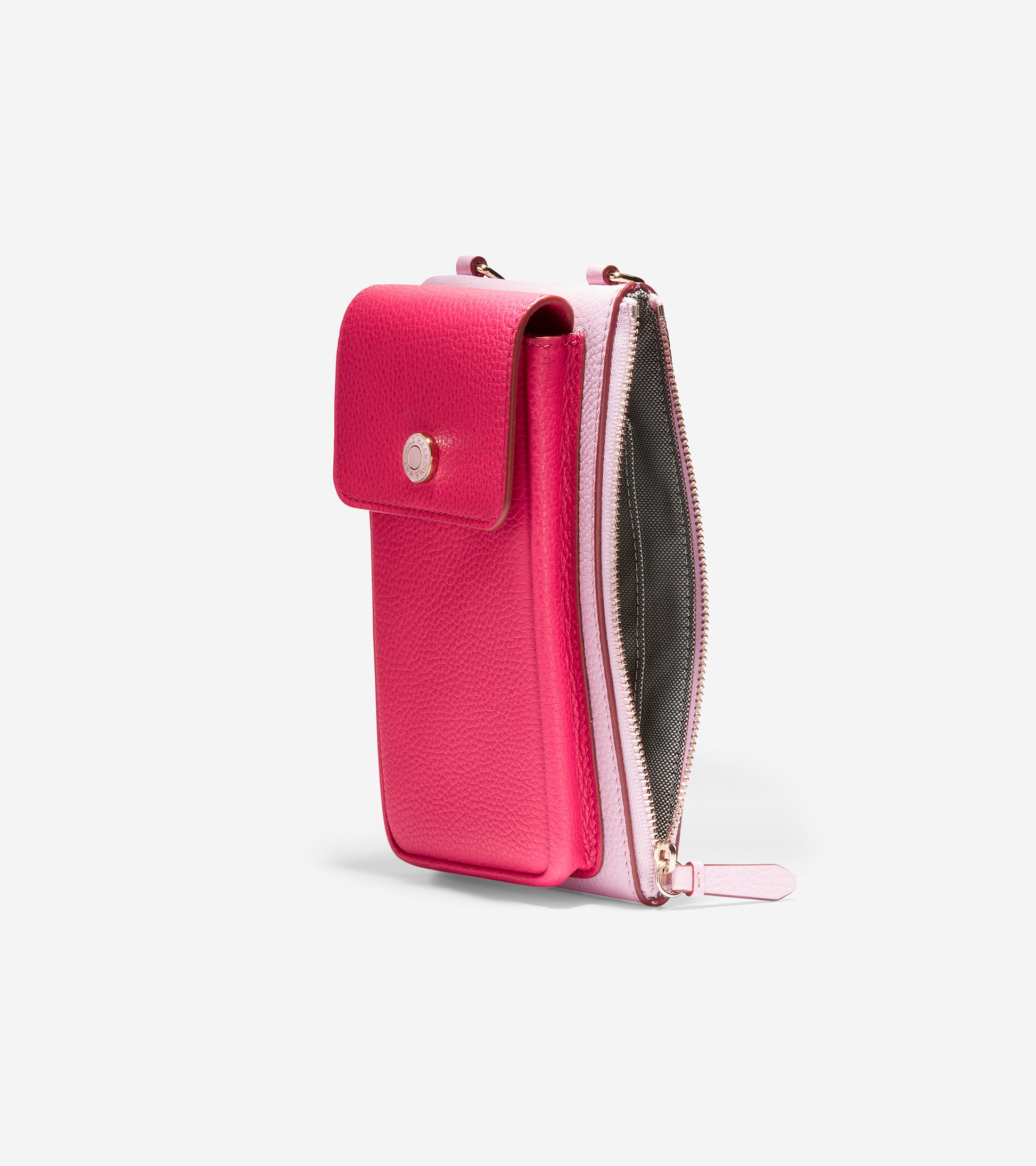 ColeHaan-Cell Phone Crossbody-u05437-Bright Berry Colorblock