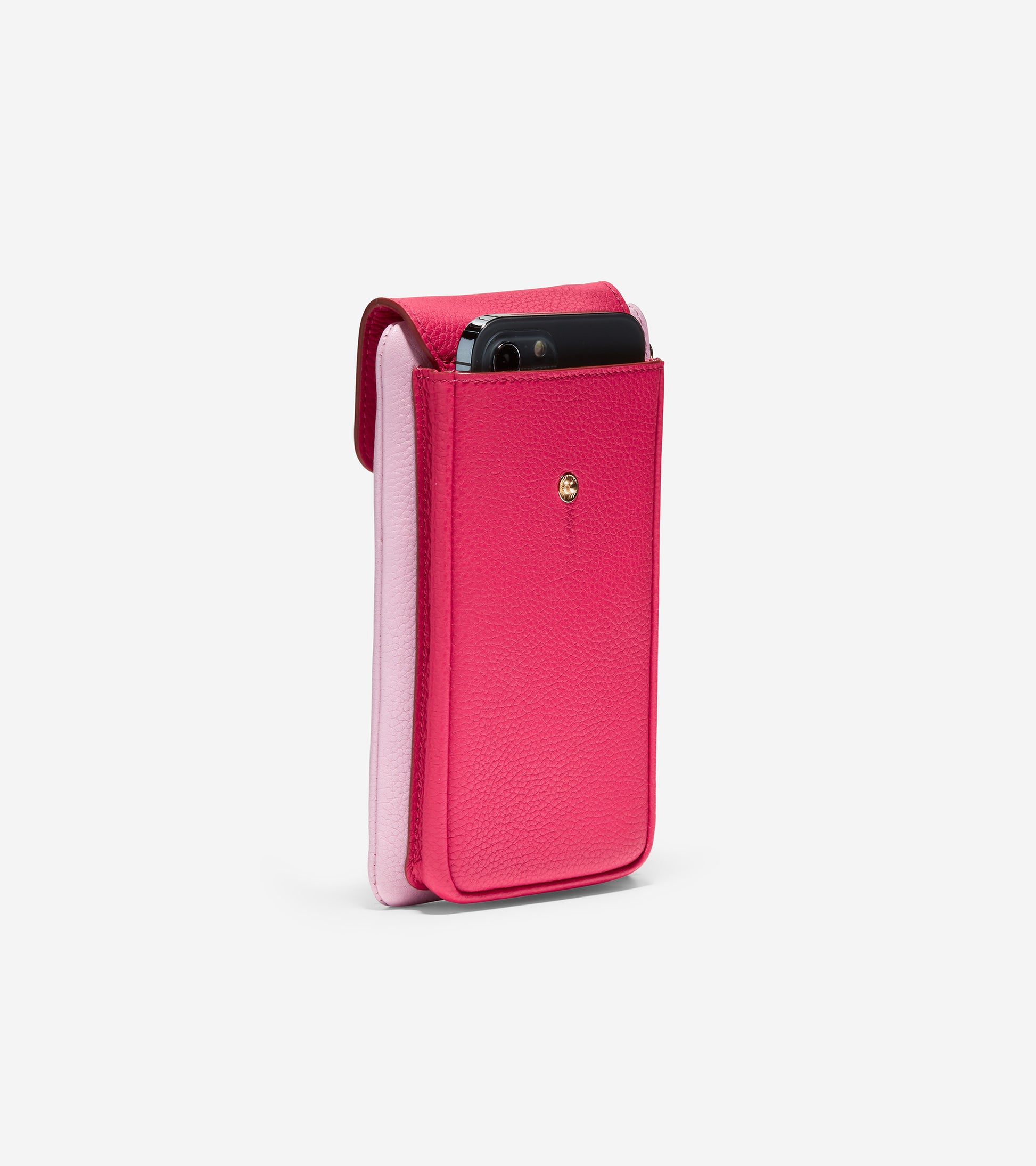 ColeHaan-Cell Phone Crossbody-u05437-Bright Berry Colorblock