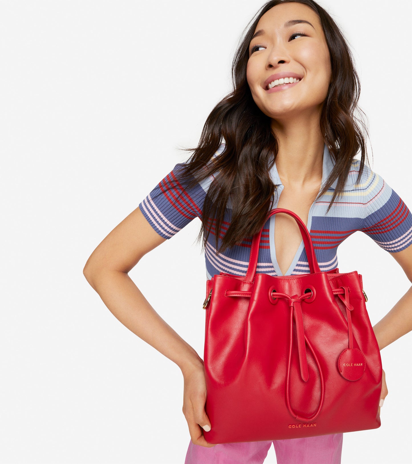 ColeHaan-Grand Ambition Bucket Bag-u05491-Azalea