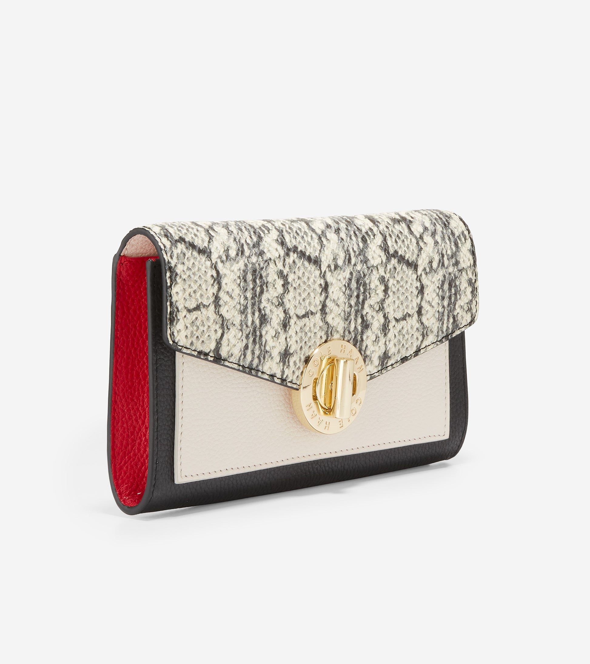 ColeHaan-Turnlock Phone Case W/Chain-u05861-COROLLA  SNAKE COLOR BLOCK