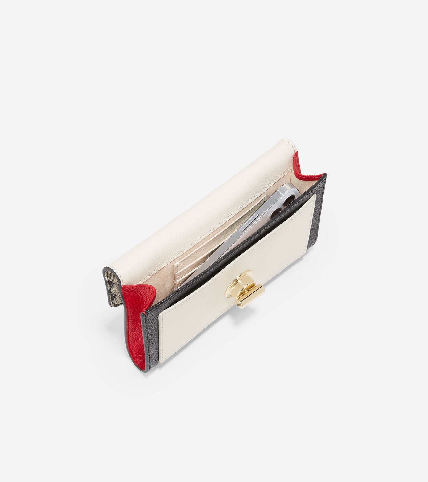 ColeHaan-Turnlock Phone Case W/Chain-u05861-COROLLA  SNAKE COLOR BLOCK