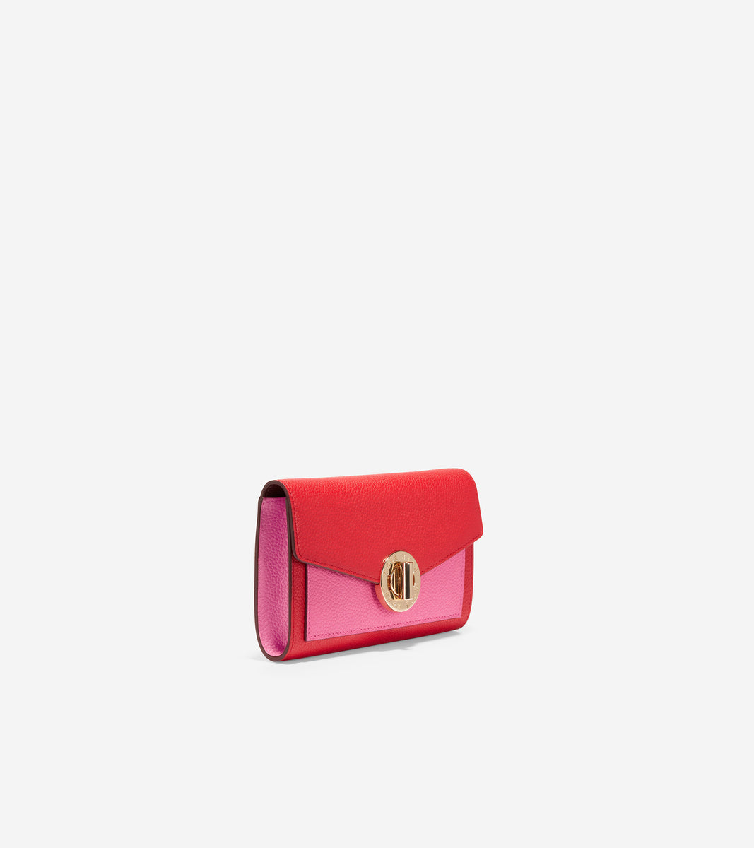U06079-Turnlock Phone Case with Chain-Red Alert Colorblock