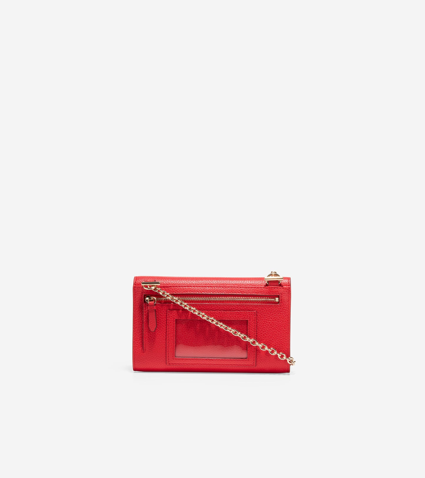 U06079-Turnlock Phone Case with Chain-Red Alert Colorblock